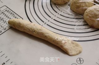 培根芝士贝果的做法步骤:7