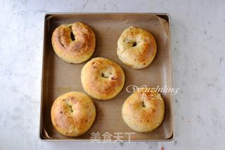 培根芝士贝果的做法步骤:13