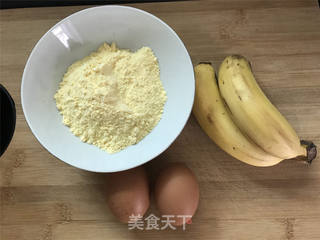 香蕉玉米软饼的做法步骤：1