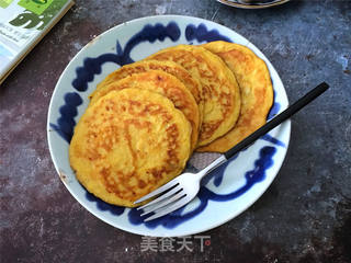 香蕉玉米软饼的做法步骤:8