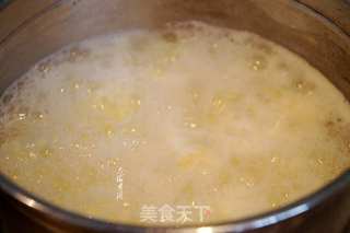 南瓜大黄米粥的做法步骤:4