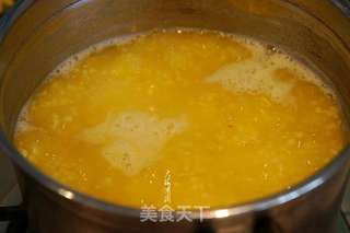 南瓜大黄米粥的做法步骤:5