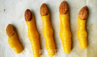 万圣节女巫手指饼干的做法步骤:8