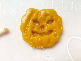 万圣节南瓜鬼脸饼干的做法步骤:11