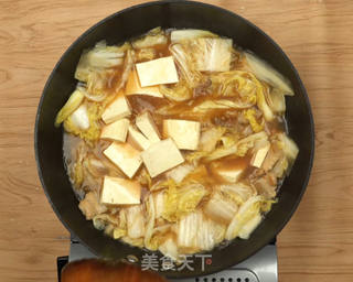 白菜炖豆腐的做法步骤:8