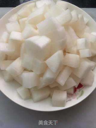 白萝卜饭的做法步骤:3