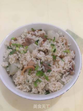 白萝卜饭的做法步骤:12