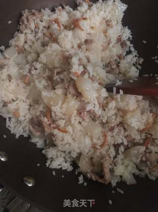 白萝卜饭的做法步骤:11