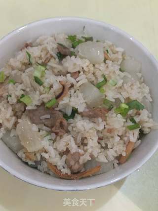 白萝卜饭的做法步骤:13