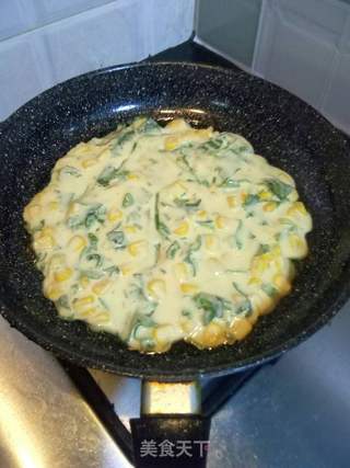 鸡蛋玉米饼的做法步骤:5