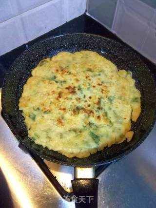 鸡蛋玉米饼的做法步骤:7
