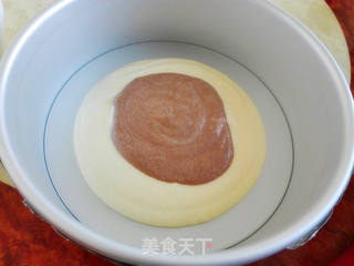 斑马纹古早味蛋糕的做法步骤:9