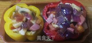 焗烤彩椒的做法步骤:7
