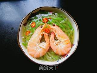 萝卜丝鲜虾汤的做法步骤:8