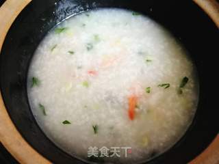 鲜虾粥的做法步骤:8