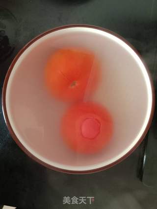 西红柿滑肉的做法步骤:4