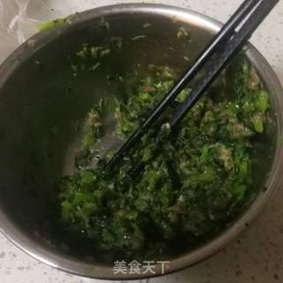 茼蒿菜馄饨的做法步骤：7