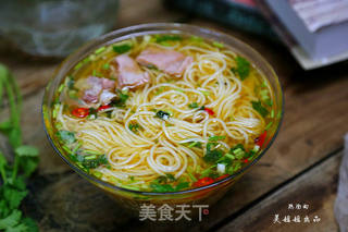 美食节热汤面-----秋冬季来碗热汤面暖暖胃吧的做法步骤:10
