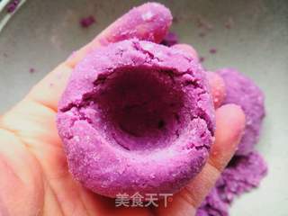 紫薯芝士饼的做法步骤:4