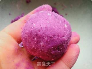 紫薯芝士饼的做法步骤:6