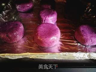 紫薯芝士饼的做法步骤:9