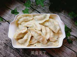强烈推荐:平菇鸡蛋韭菜素饺的做法步骤:21