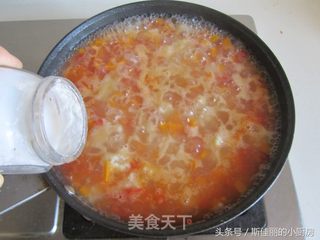 南瓜番茄疙瘩汤的做法步骤:10