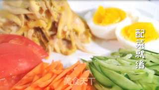 鸡丝凉拌荞麦面&蔬菜汤的做法步骤:3