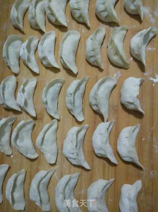 鱼肉馅煎饺的做法步骤:9
