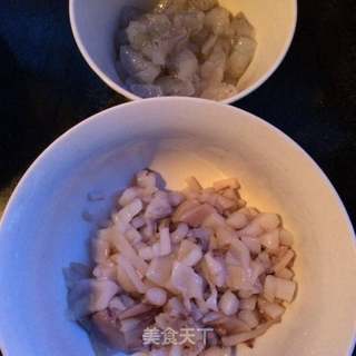 海鲜炒饭的做法步骤:4