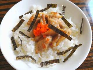 鸡肉茶泡饭的做法步骤:6