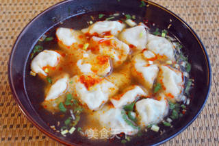 酸汤大肉莲菜水饺的做法步骤:20
