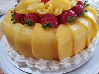 花样年华---芒果蛋糕的做法步骤:21
