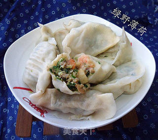 海鲜韭菜水饺的做法步骤:14