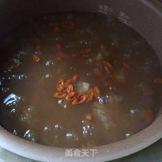 百合银耳红豆粥的做法步骤:8