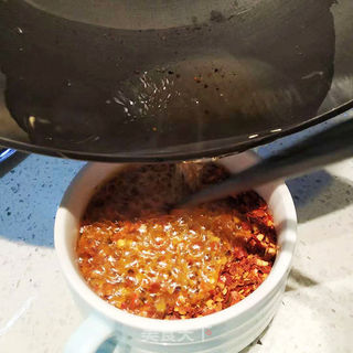 自制辣椒油的做法步骤:5