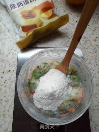宝宝辅食#西兰花鸡蛋鱼糕的做法步骤:6