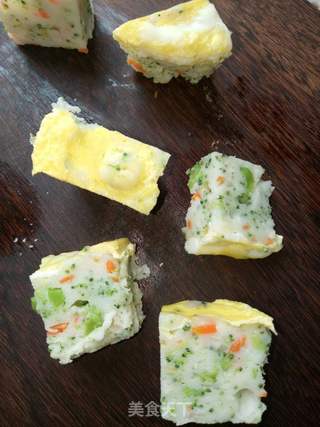 宝宝辅食#西兰花鸡蛋鱼糕的做法步骤：11