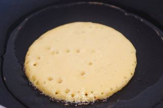 发面玉米面饼的做法步骤:5