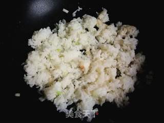 松茸蛋炒饭的做法步骤:4