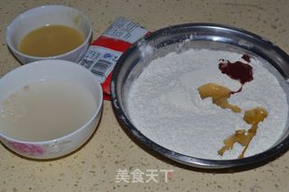 玫瑰腐乳咸煎饼的做法步骤：1