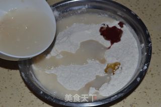 玫瑰腐乳咸煎饼的做法步骤：2