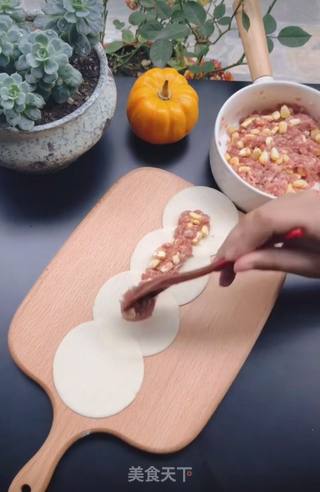 玫瑰煎饺的做法步骤:4