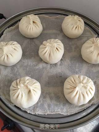 干马齿苋熟肉包子的做法步骤:12