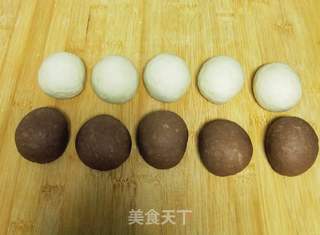 树木纹理馒头的做法步骤:8