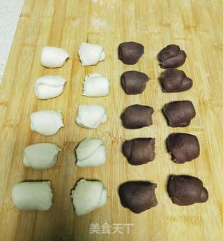 树木纹理馒头的做法步骤:9