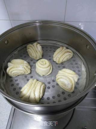 芝麻盐花卷的做法步骤:10