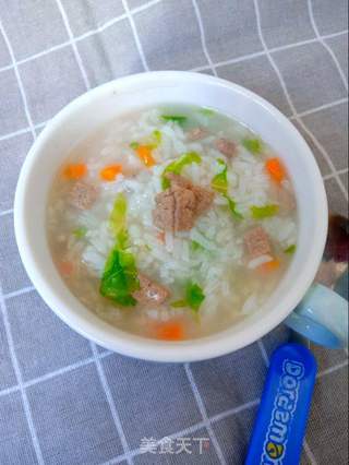 补铁猪肝粥的做法步骤:10
