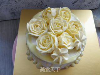 裱花生日蛋糕的做法步骤:20