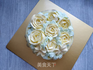 裱花生日蛋糕的做法步骤:21